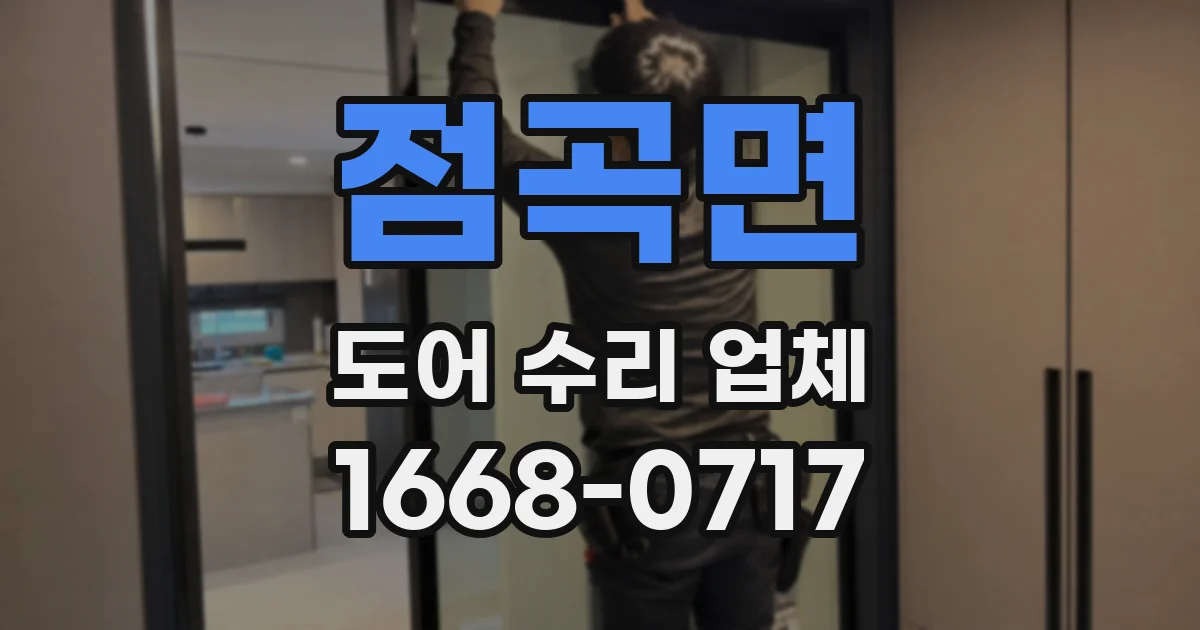 점곡면 도어 수리 업체