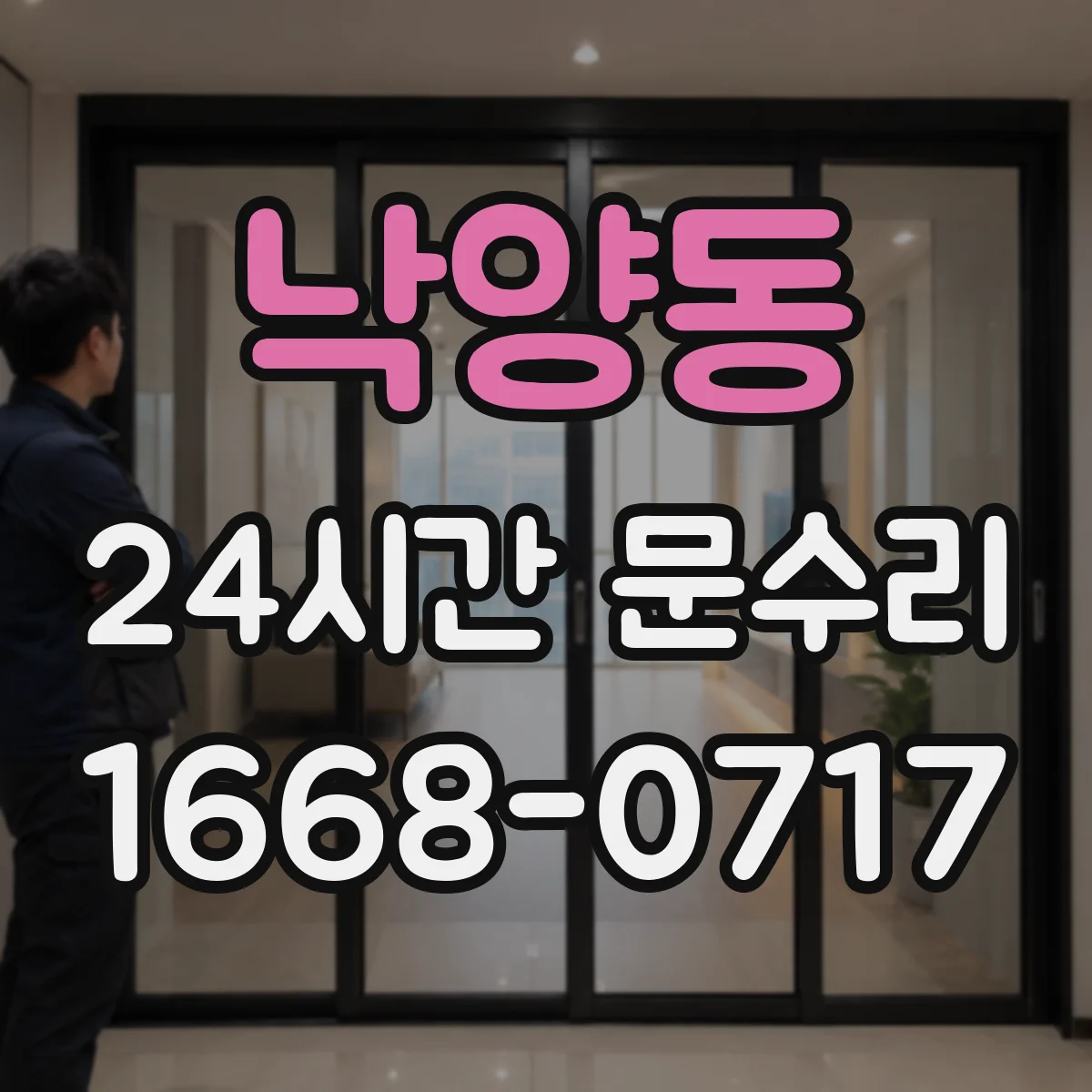 낙양동 24시간 문수리