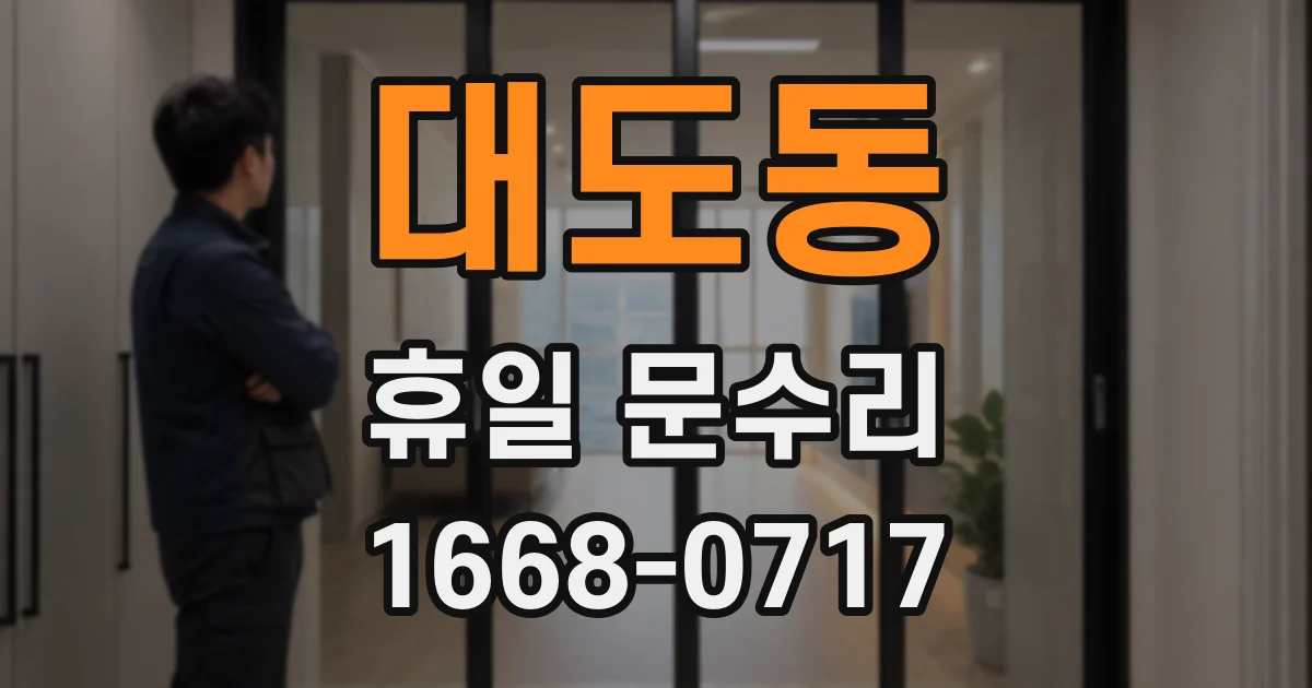 대도동 휴일 문수리