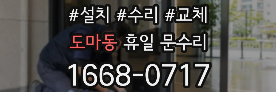 도마동 휴일 문수리