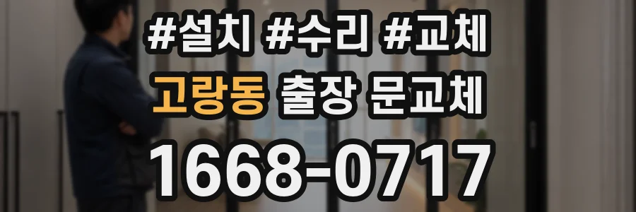 고랑동 출장 문교체