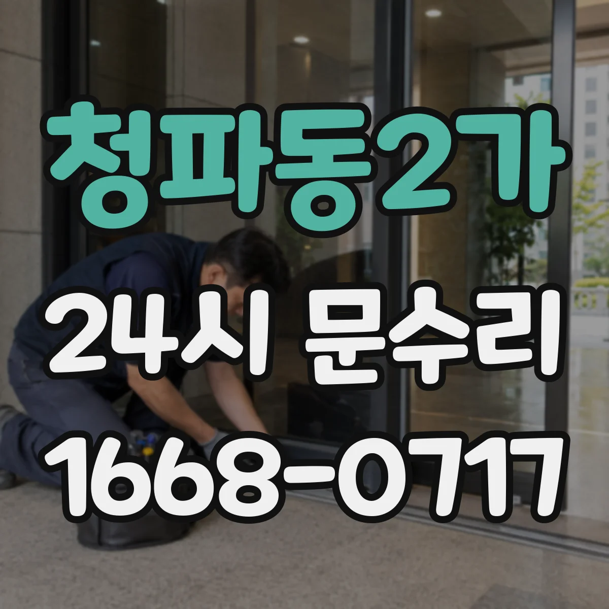 청파동2가 24시 문수리