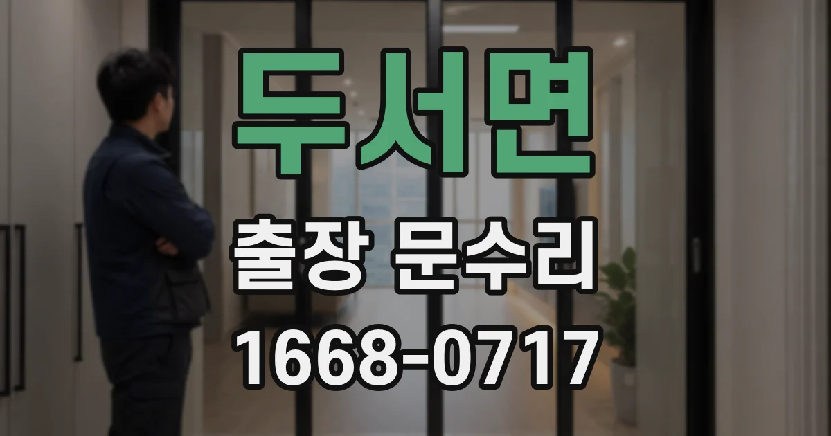 두서면 출장 문수리