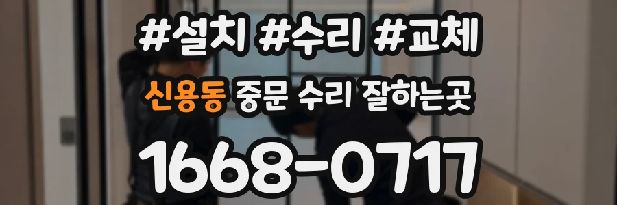 신용동 중문 수리 잘하는곳