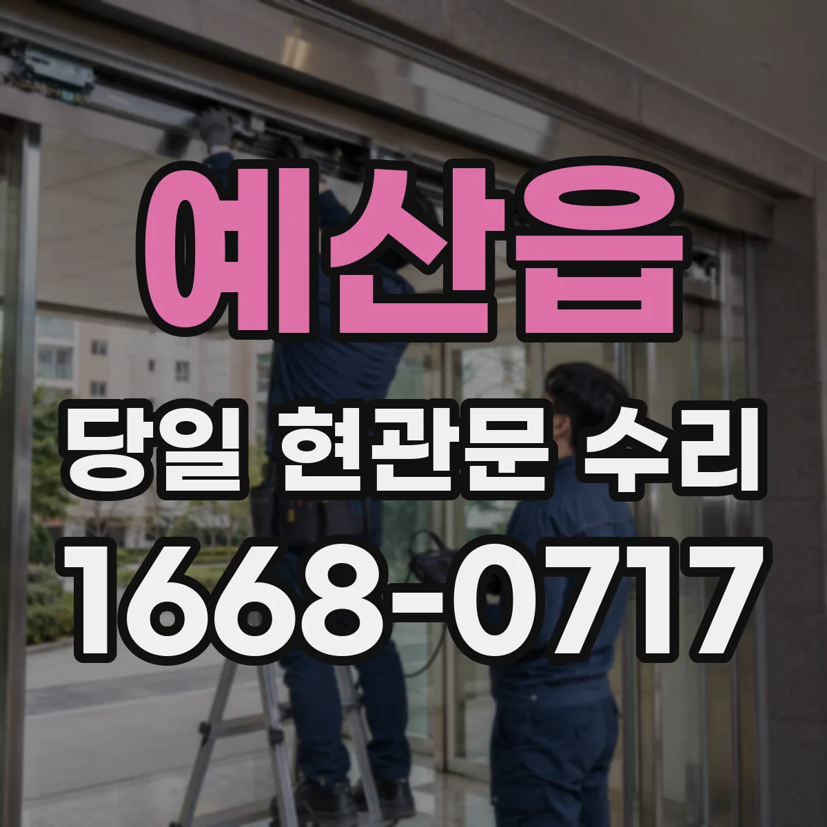 예산읍 당일 현관문 수리