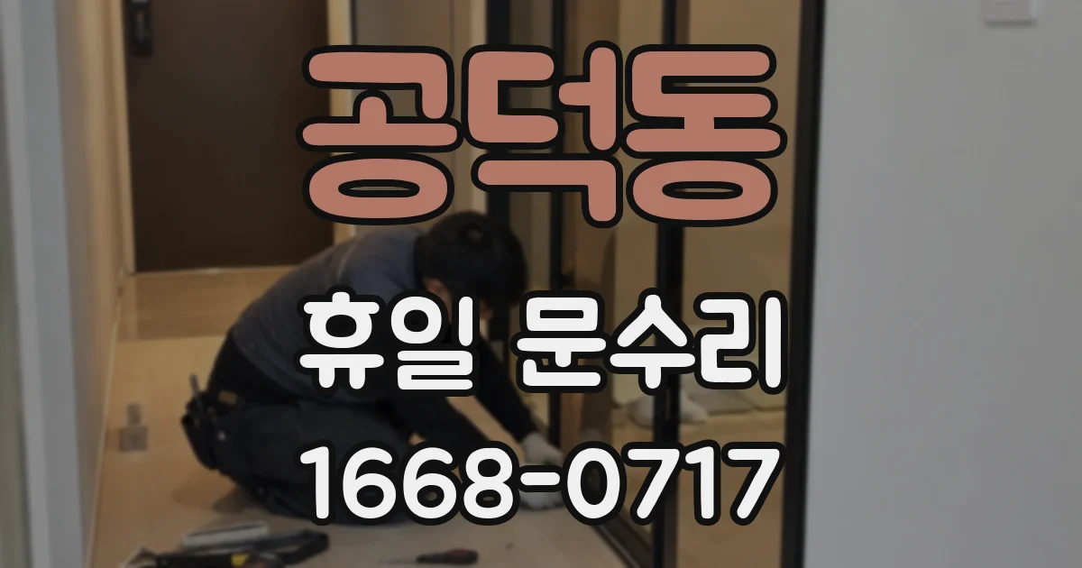 공덕동 휴일 문수리