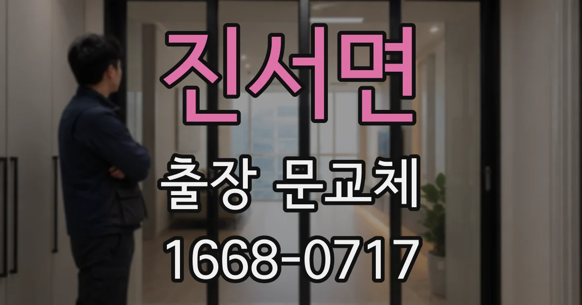 진서면 출장 문교체