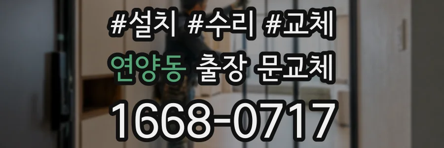 연양동 출장 문교체