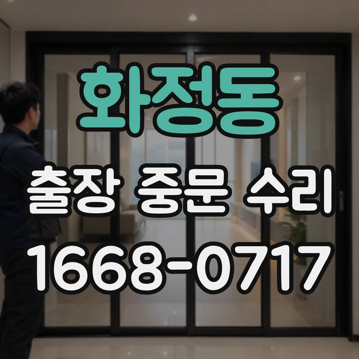 화정동 출장 중문 수리