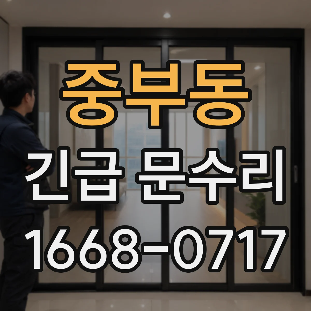 중부동 긴급 문수리