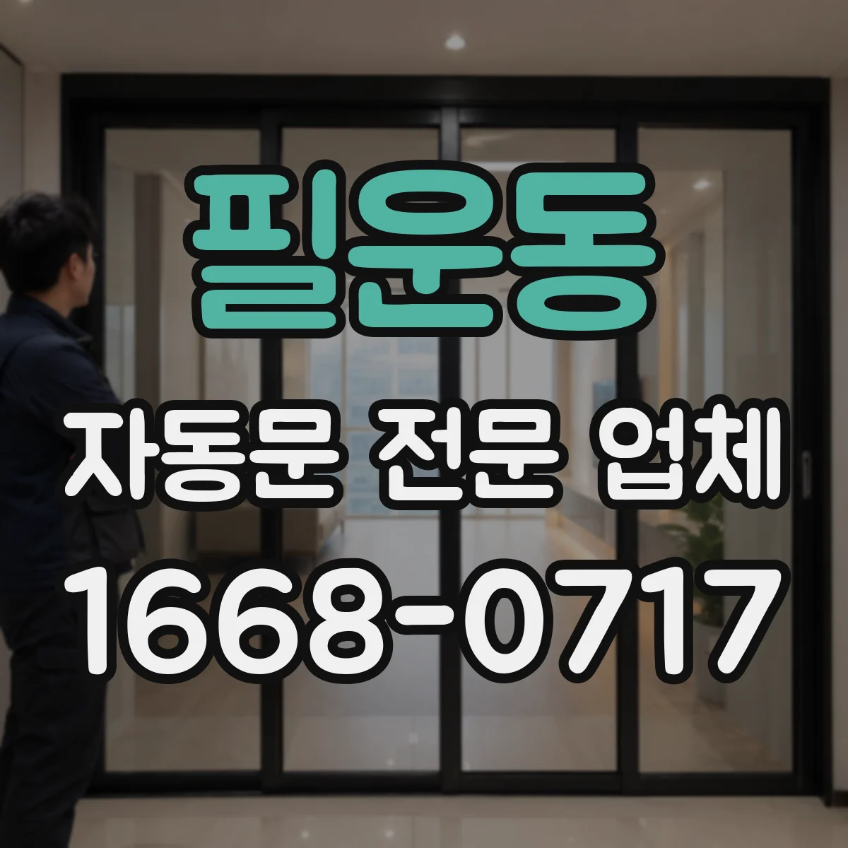 필운동 자동문 전문 업체