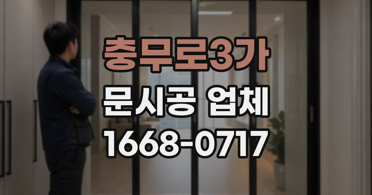충무로3가 문시공 업체