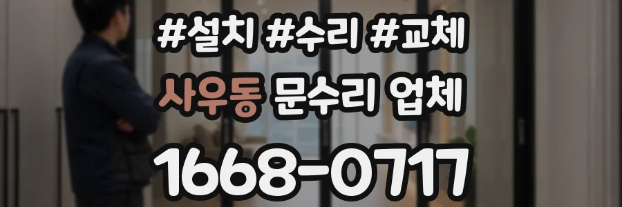 사우동 문수리 업체