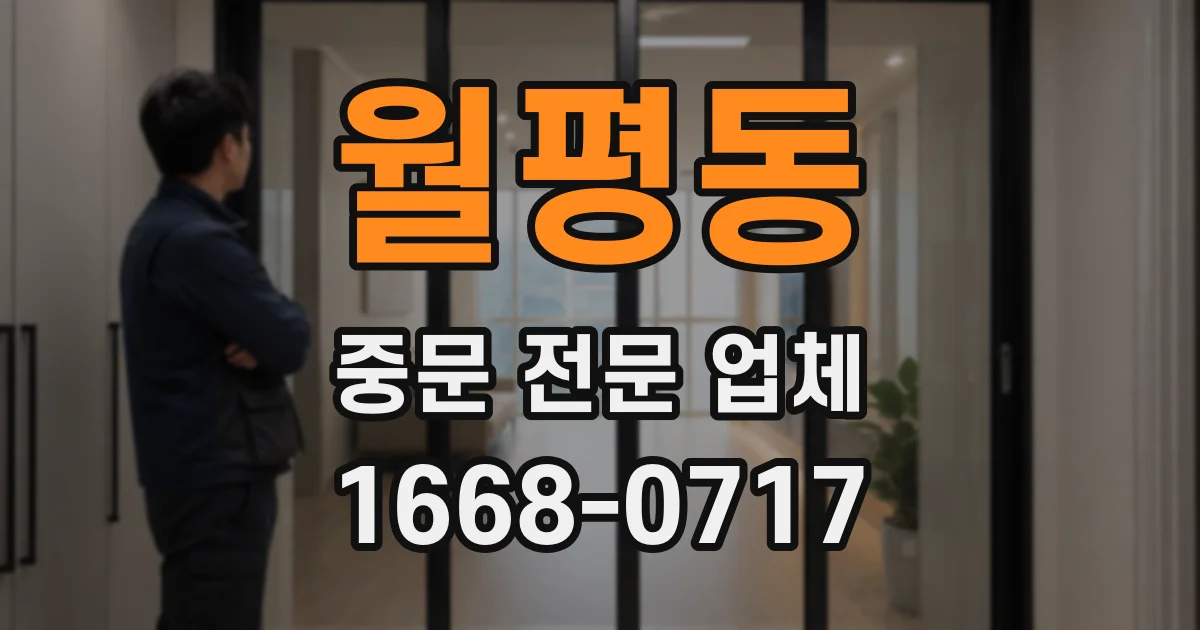 월평동 중문 전문 업체