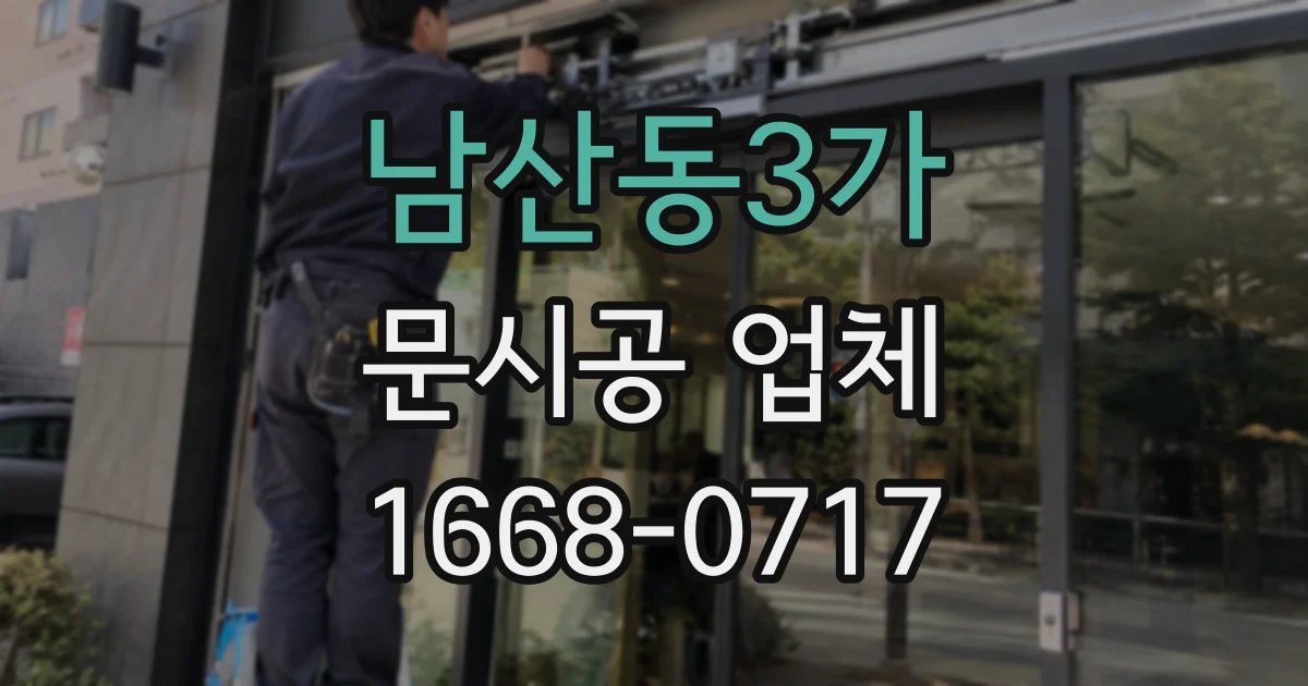 남산동3가 문시공 업체