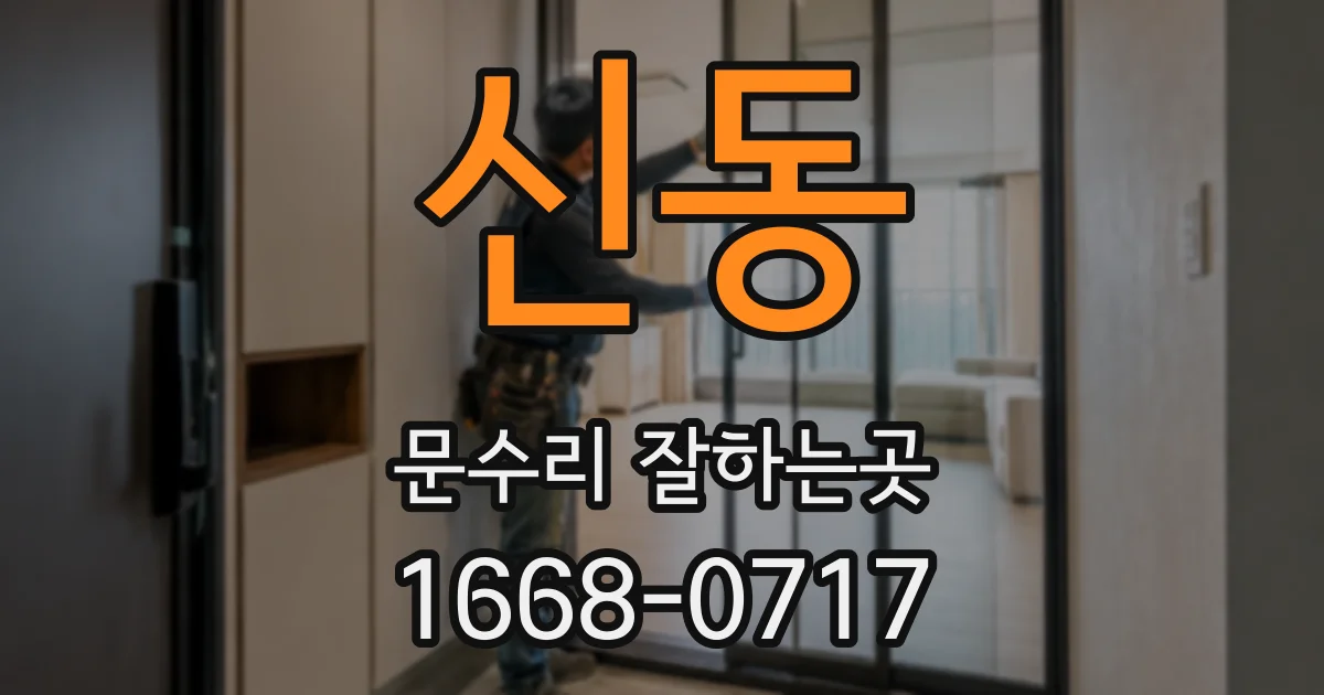 신동 문수리 잘하는곳