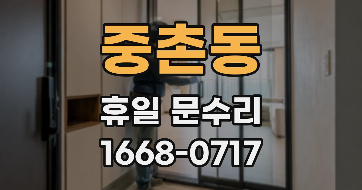 중촌동 휴일 문수리