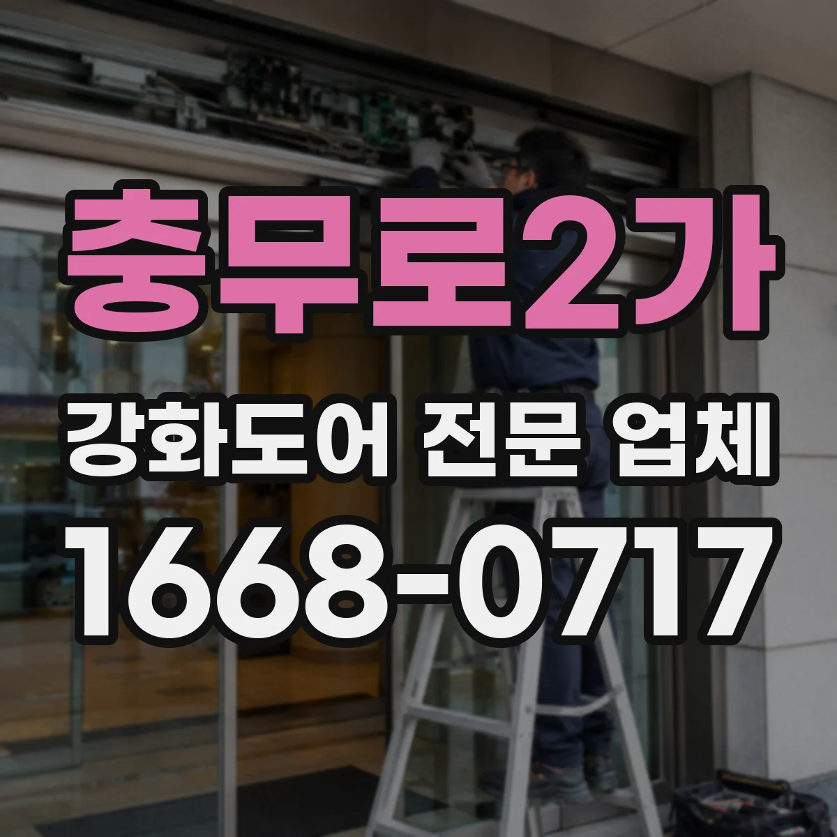 충무로2가 강화도어 전문 업체
