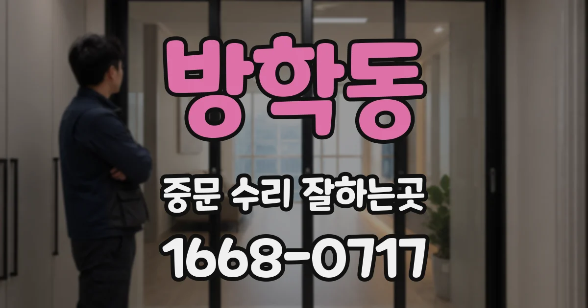 방학동 중문 수리 잘하는곳