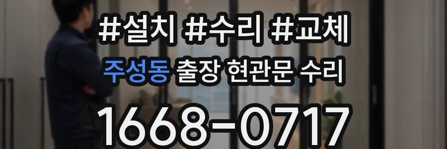 주성동 출장 현관문 수리