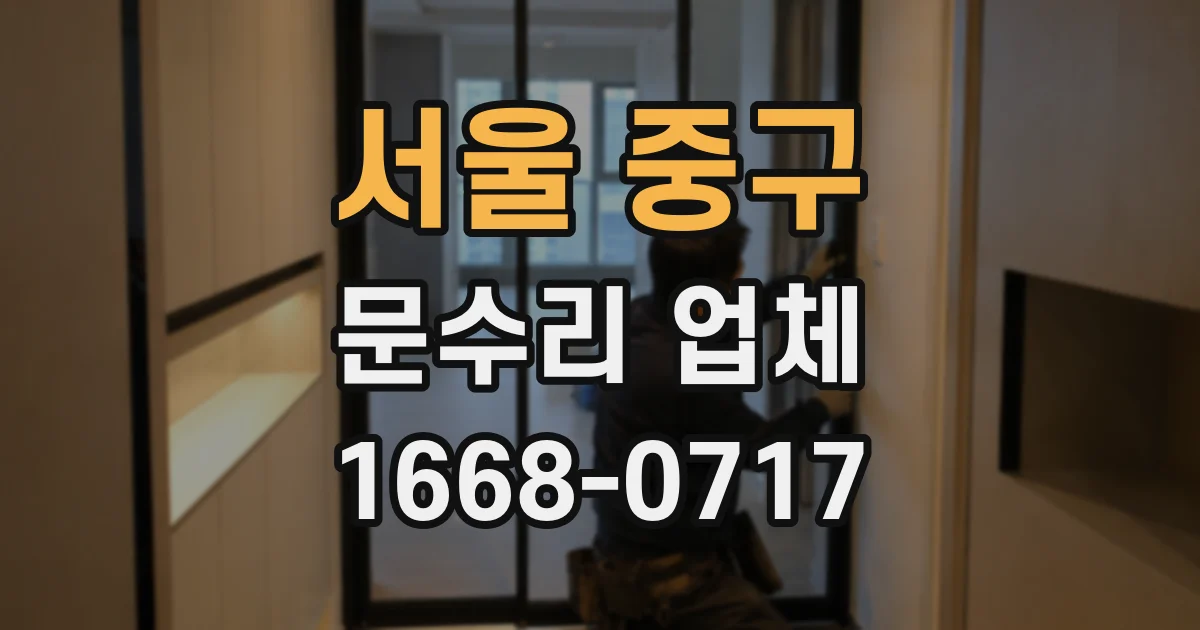 서울 중구 문수리 업체