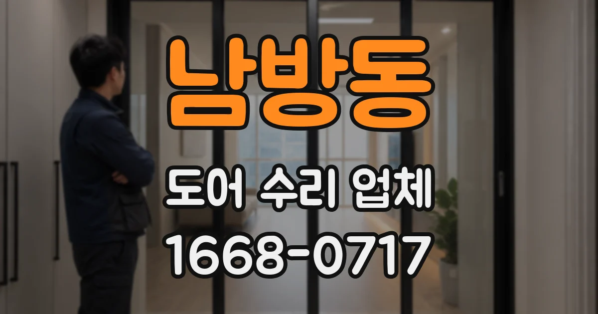 남방동 도어 수리 업체