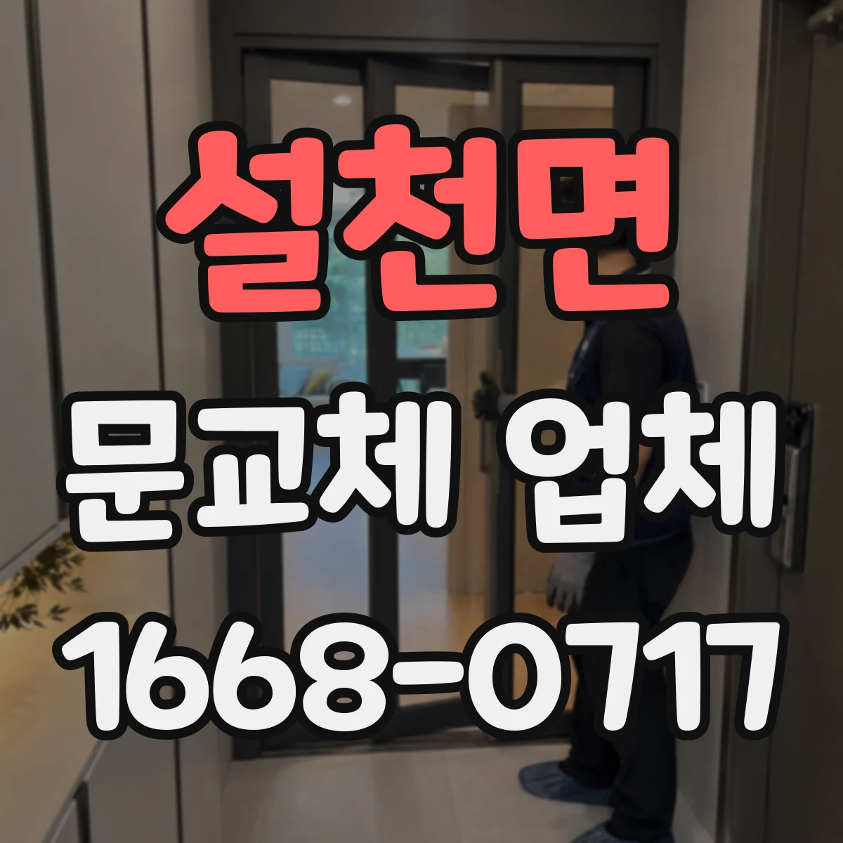 설천면 문교체 업체