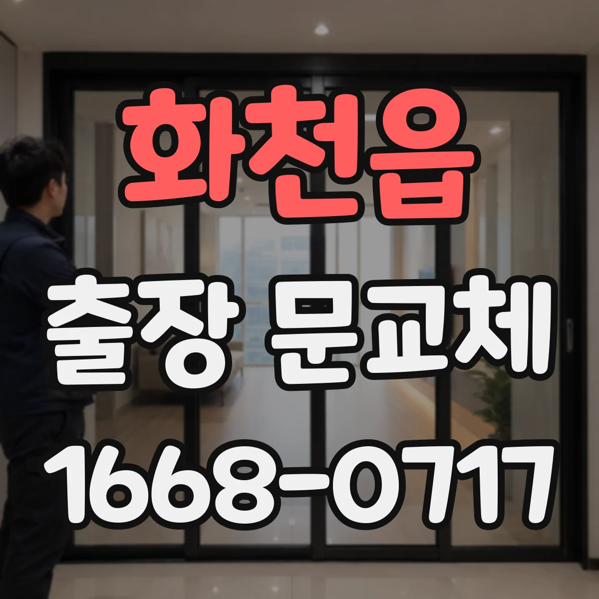 화천읍 출장 문교체