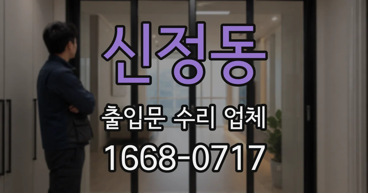 신정동 출입문 수리 업체