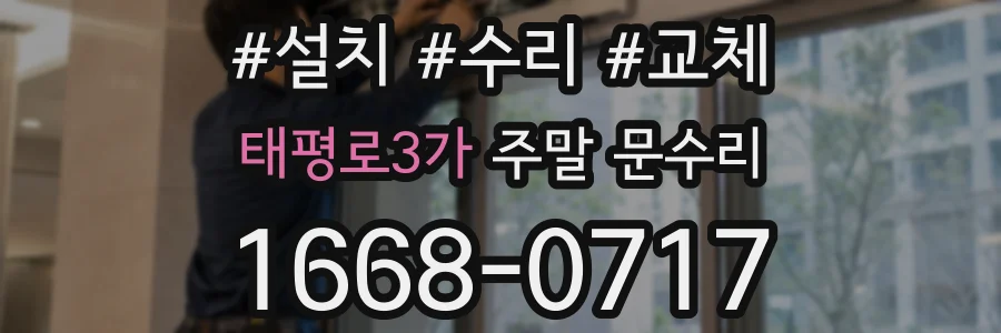 태평로3가 주말 문수리