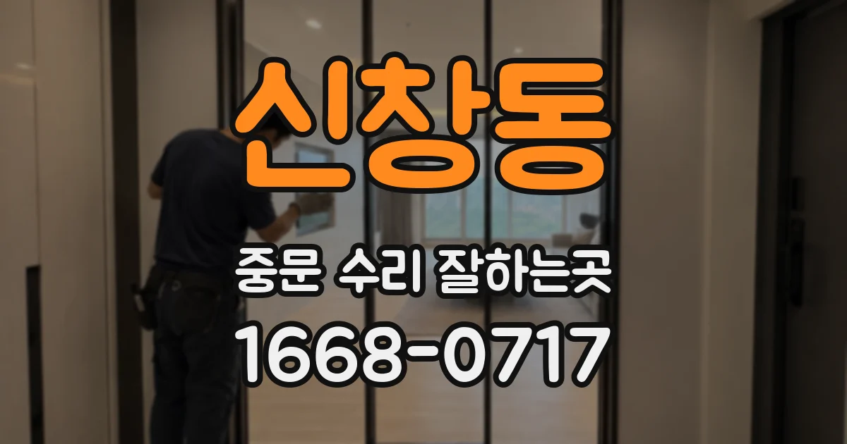 신창동 중문 수리 잘하는곳