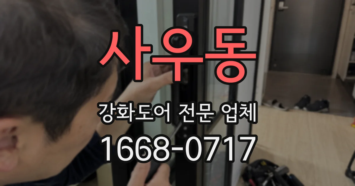 사우동 강화도어 전문 업체