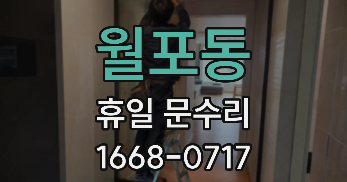 월포동 휴일 문수리