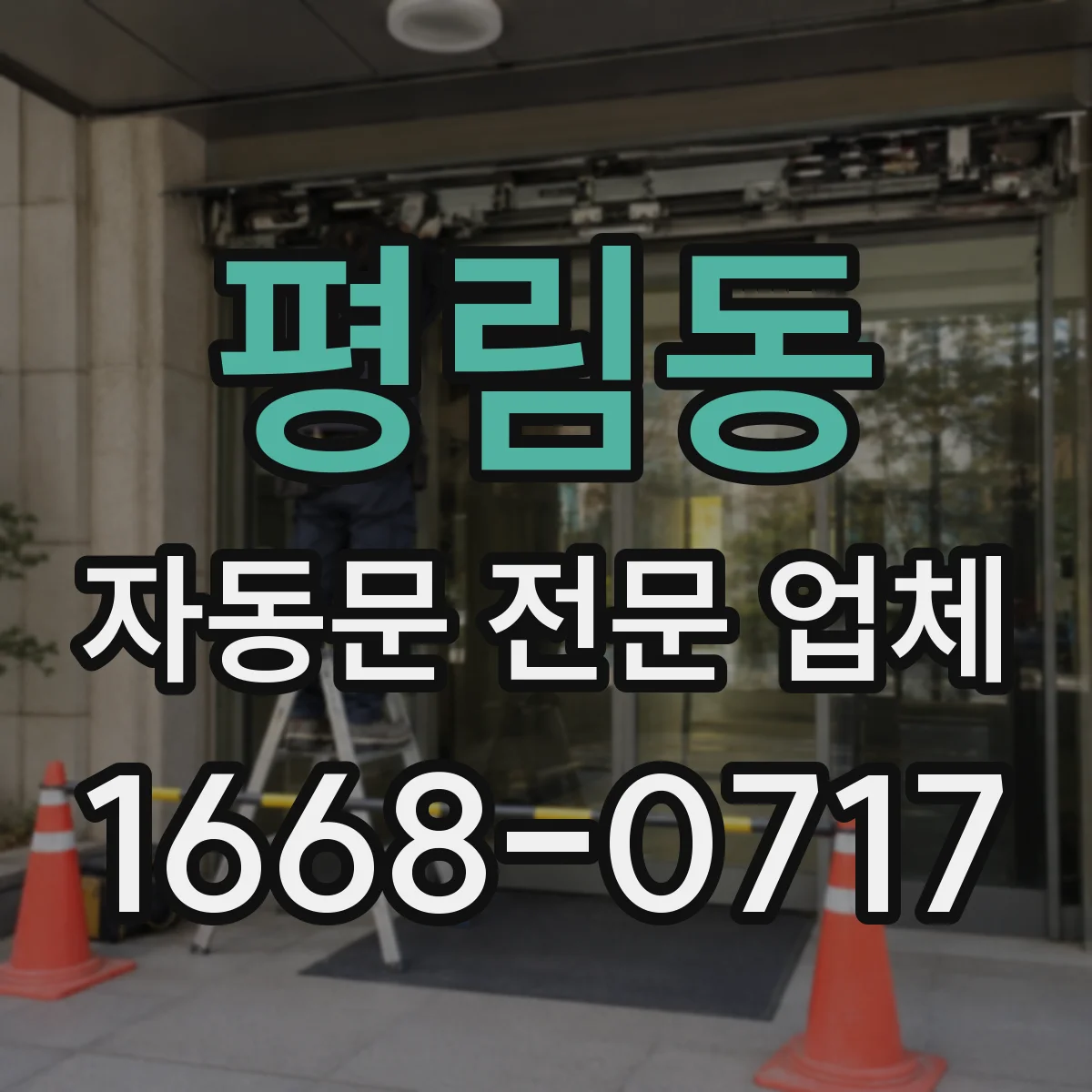 평림동 자동문 전문 업체