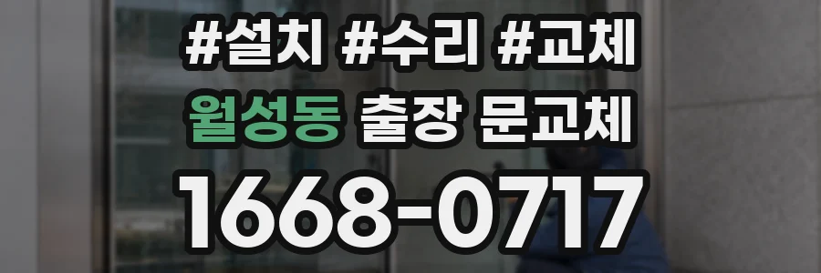 월성동 출장 문교체