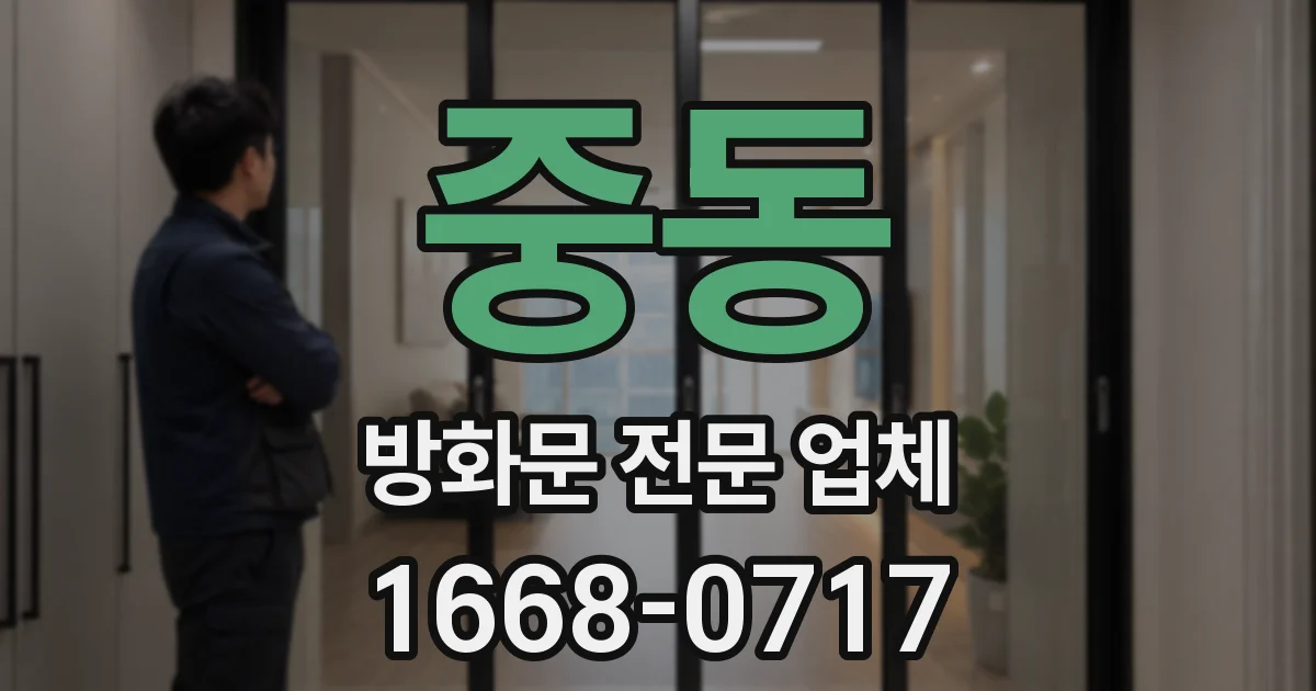 중동 방화문 전문 업체