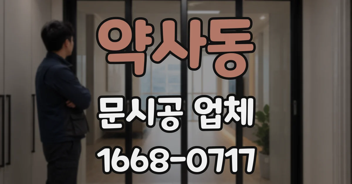 약사동 문시공 업체