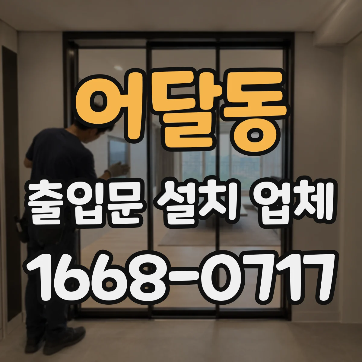어달동 출입문 설치 업체