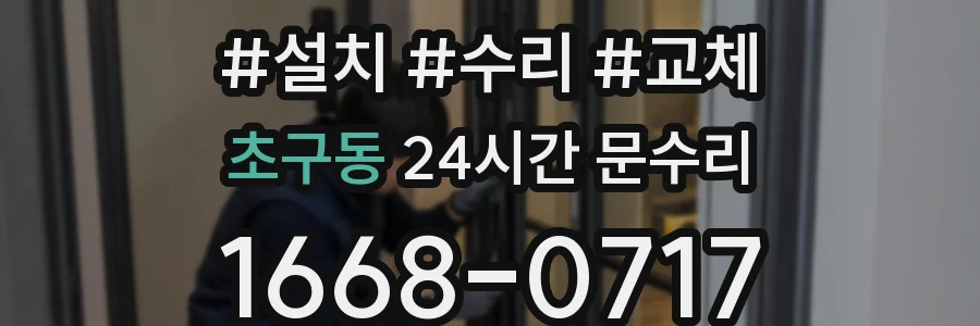 초구동 24시간 문수리