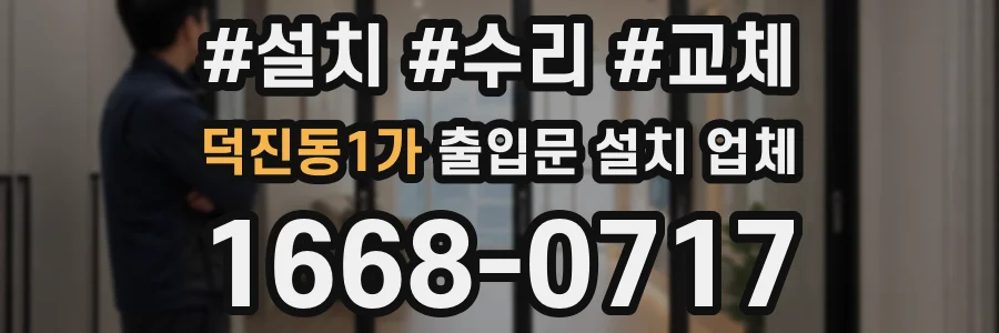 덕진동1가 출입문 설치 업체