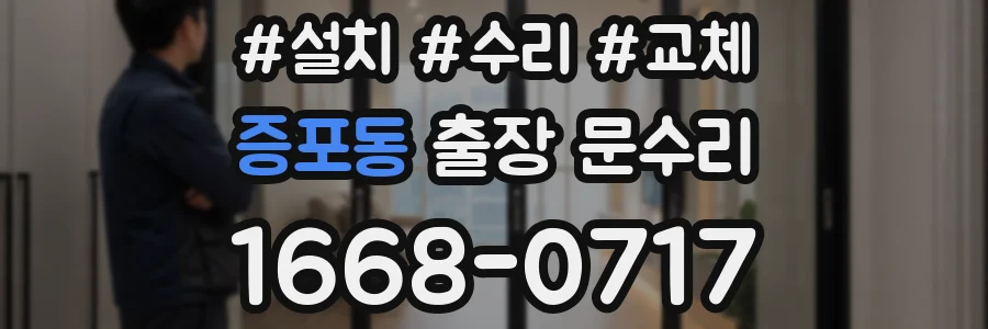 증포동 출장 문수리