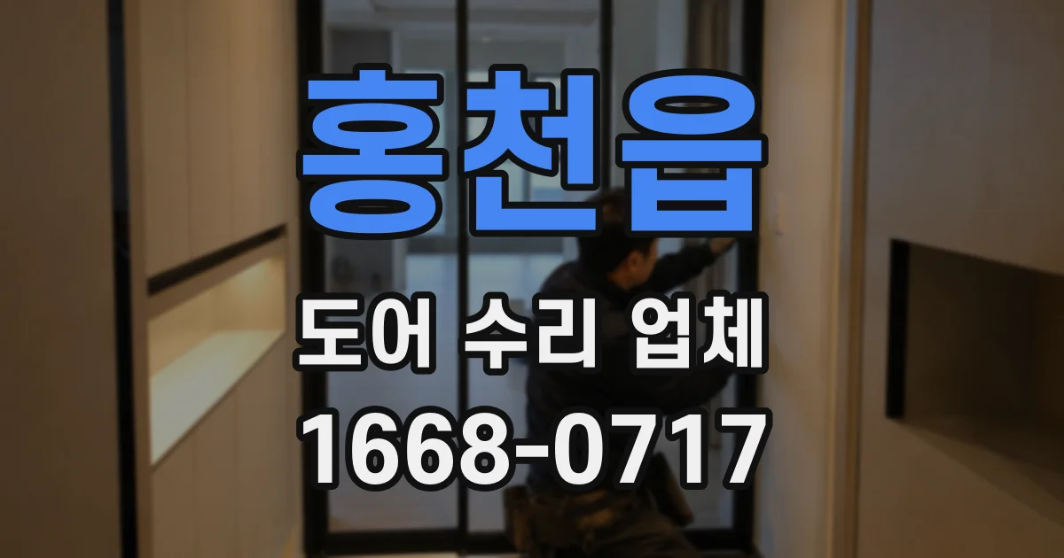 홍천읍 도어 수리 업체