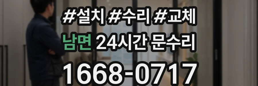 남면 24시간 문수리