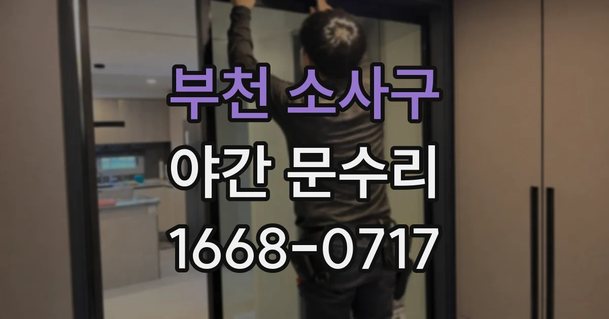 부천 소사구 야간 문수리