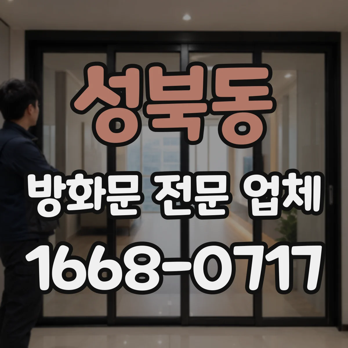 성북동 방화문 전문 업체