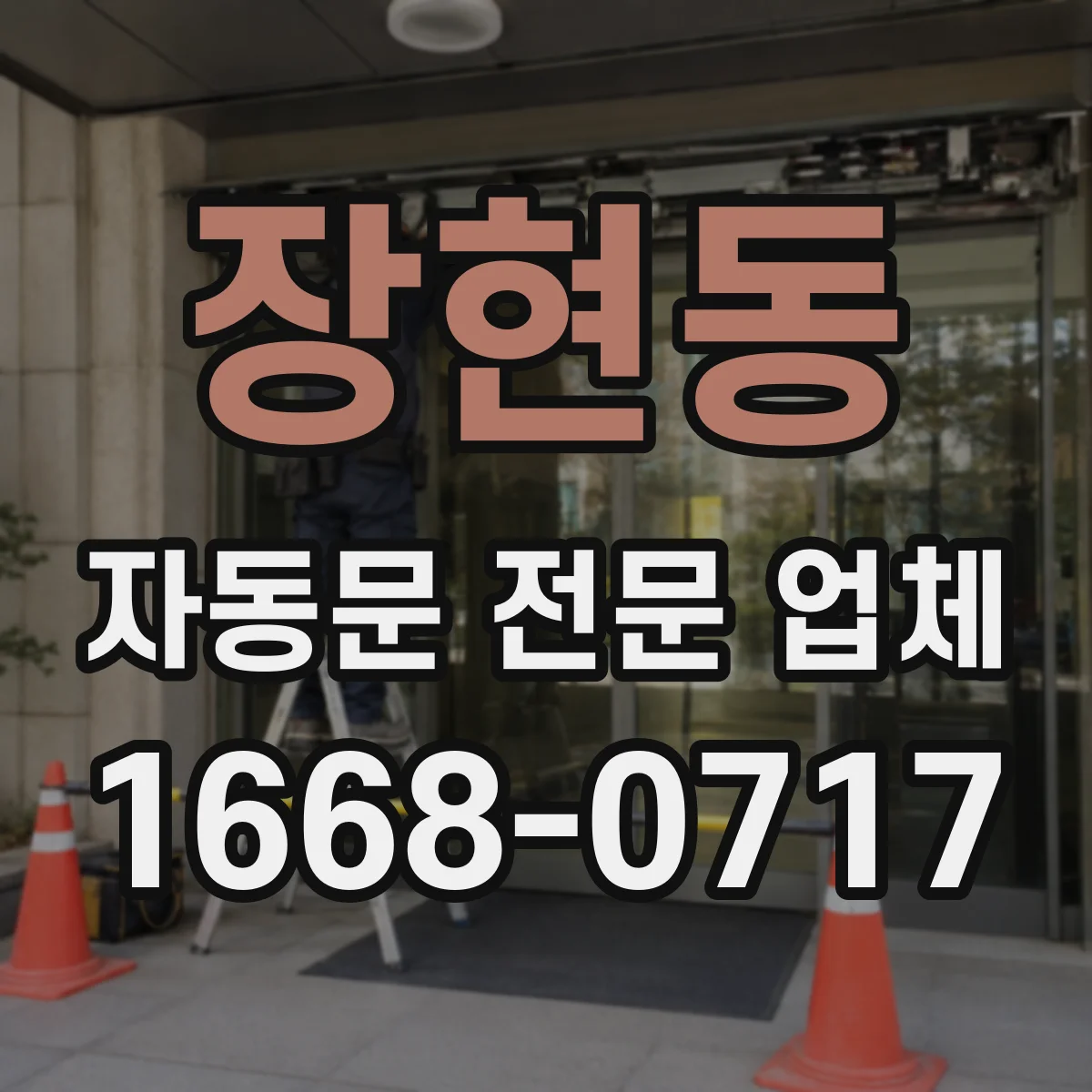 장현동 자동문 전문 업체