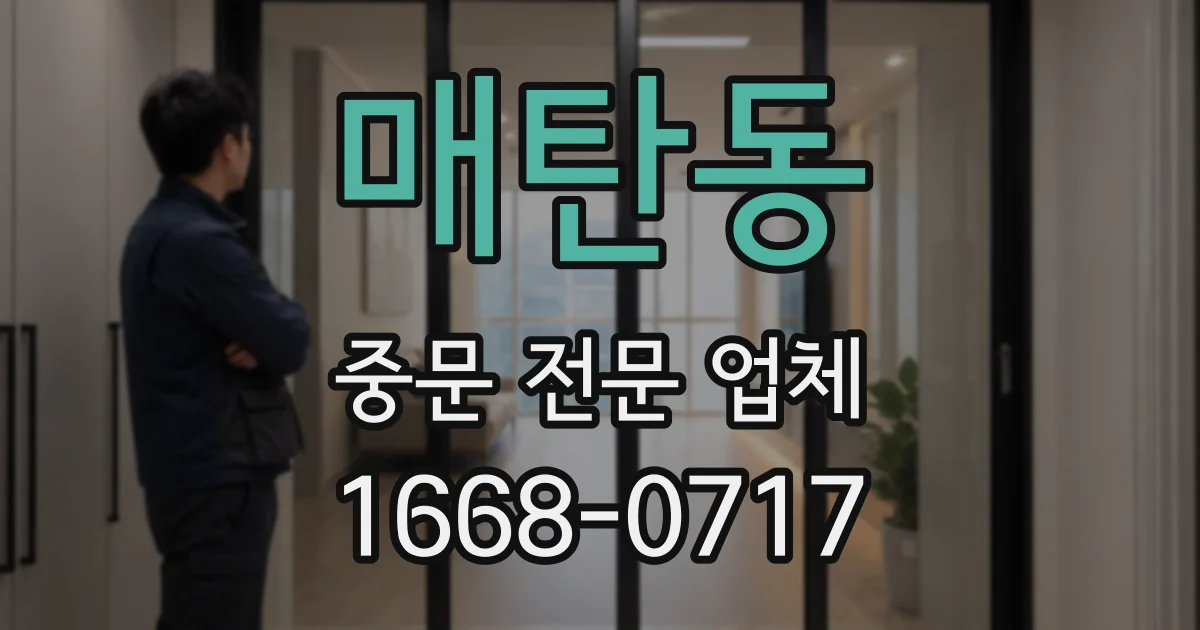 매탄동 중문 전문 업체