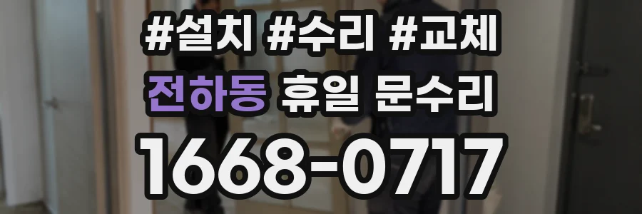 전하동 휴일 문수리