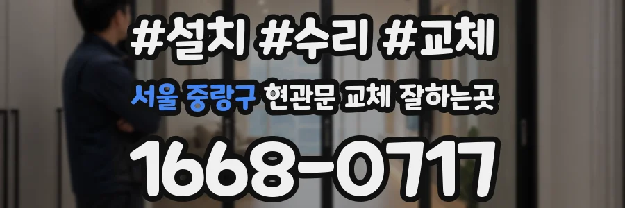 서울 중랑구 현관문 교체 잘하는곳