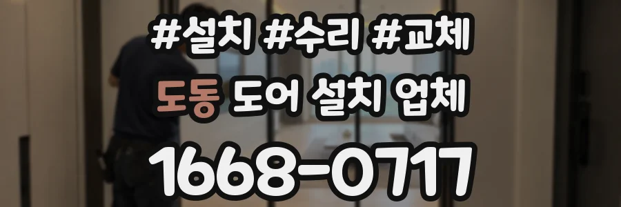 도동 도어 설치 업체